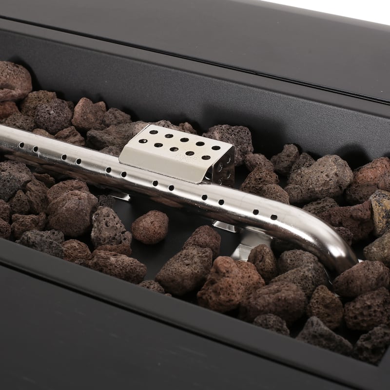 Shenandoah Outdoor 50,000 BTU Rectangular Fire Pit (No Tank Holder) by Christopher Knight Home
