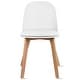 preview thumbnail 55 of 136, Modern Plastic and Wood Dining Chairs (Set of 2)