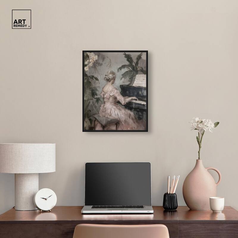 Soft Music Canvas by Art Remedy