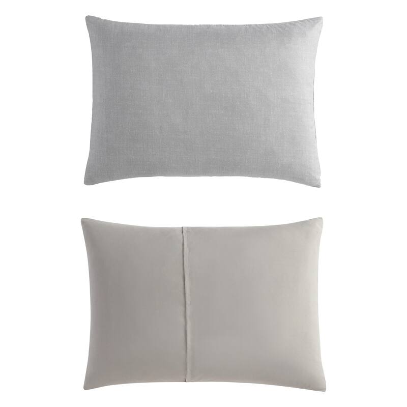 Kenneth Cole Abstract Text Grey 14 Piece Comforter Bonus Set