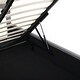 preview thumbnail 8 of 10, Full Size Upholstered Platform Bed with a Hydraulic Storage System, Gray
