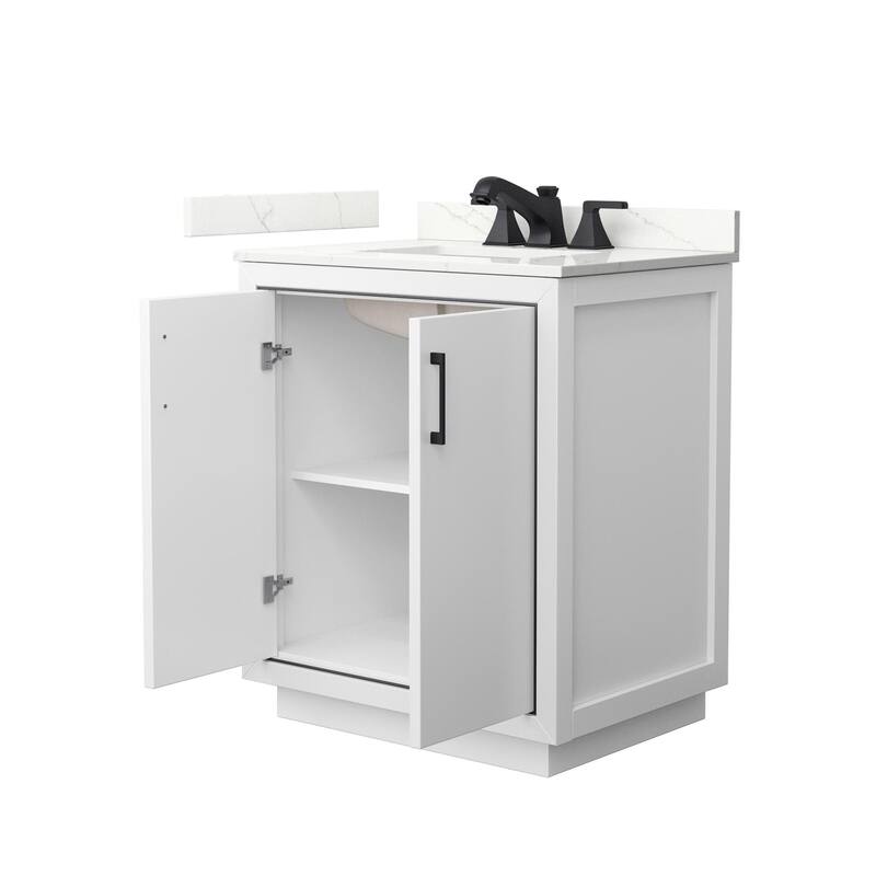 Wyndham Collection WCF111130S-QTZ-US3MXX Icon 30" Free Standing Single