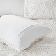 preview thumbnail 9 of 9, Intelligent Design Essie White Metallic Printed Ruched Comforter Set