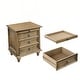 preview thumbnail 30 of 116, Wood NightStand with Metal Handle