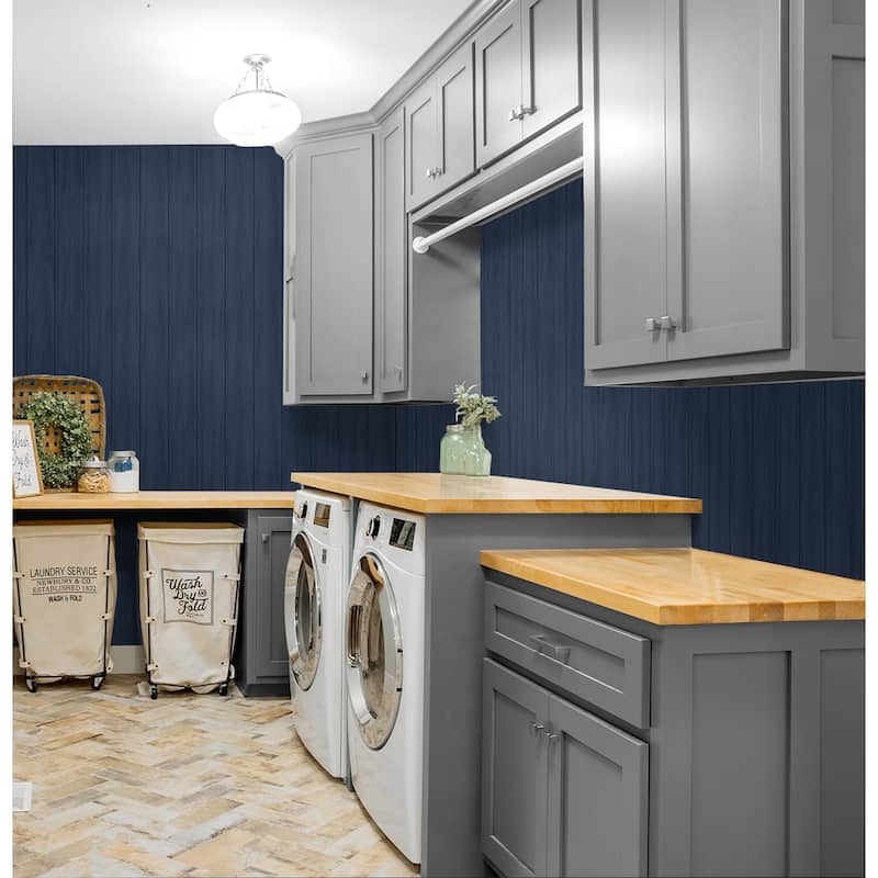 NextWall Wood Panel Peel and Stick Wallpaper