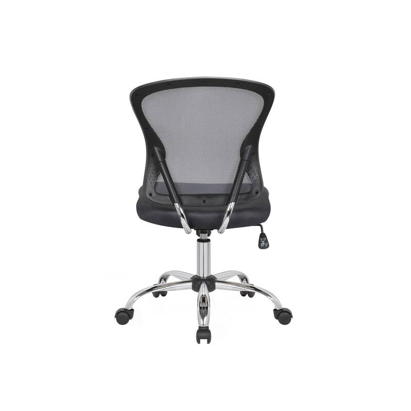 Porthos Home Cody Armless Office Chair, Mesh Back, Adjustable Height