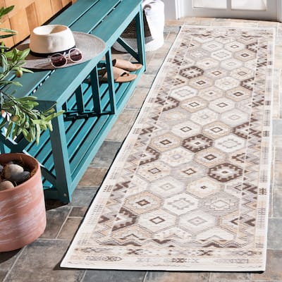 SAFAVIEH Sunrise Kath Indoor/Outdoor Waterproof Rug - 2' x 8' Runner