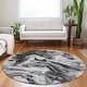 preview thumbnail 27 of 33, Machine Washable Indoor/ Outdoor Horses Chantille Rug Gray - 8' x 8'