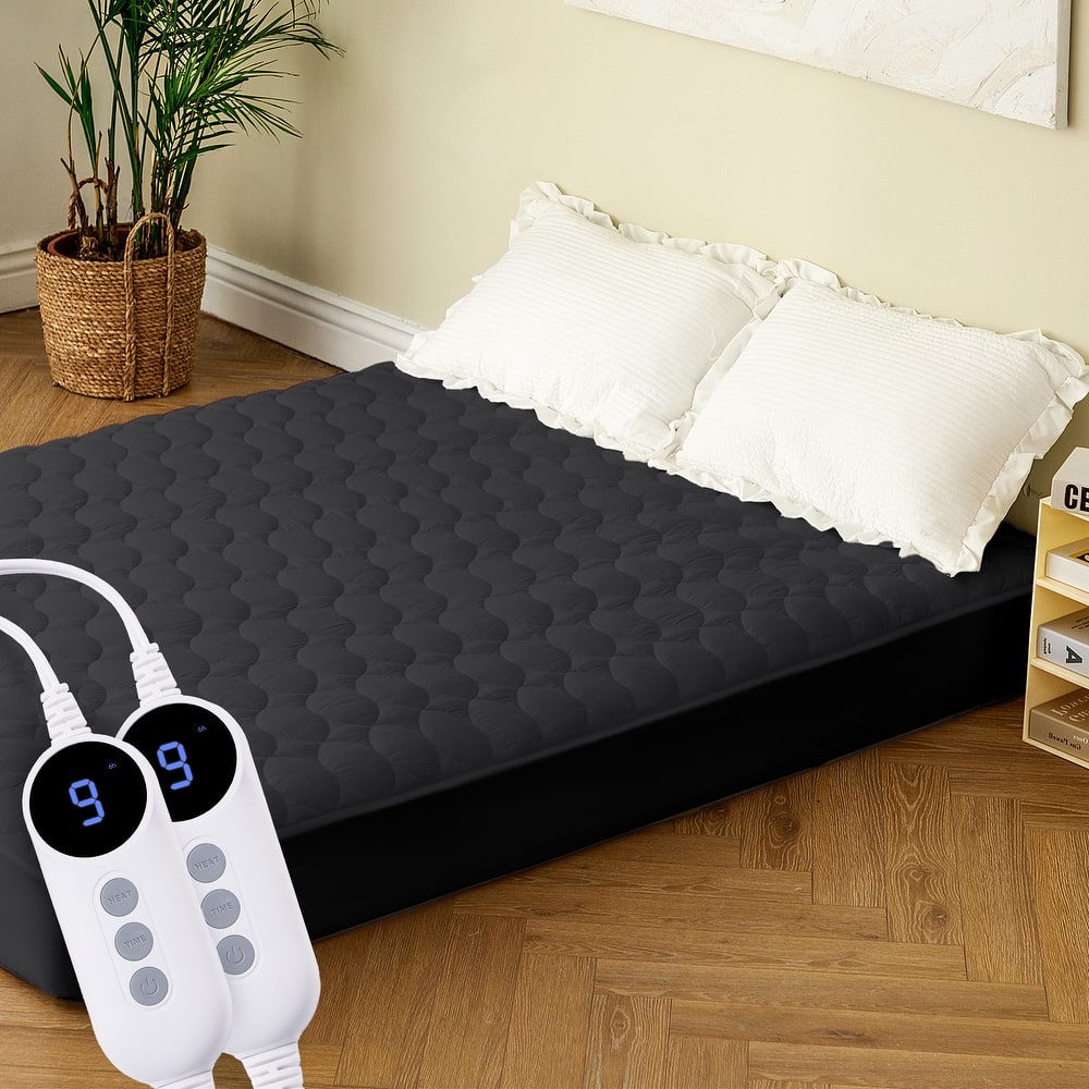 Temperature Regulating Electric Heated Mattress With Controllers