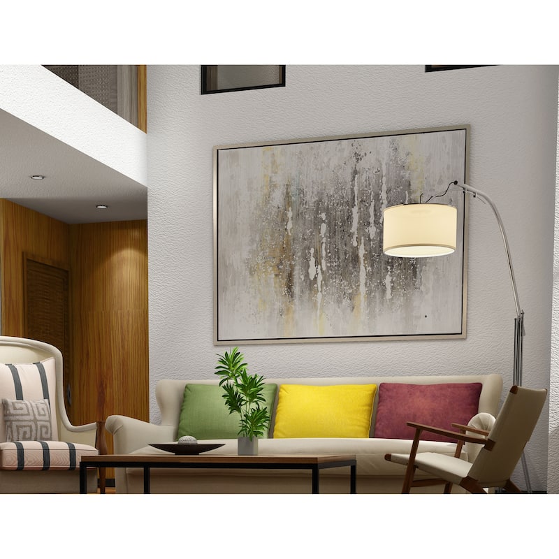 "Feedback" Oversized Hand Painted Abstract on Canvas