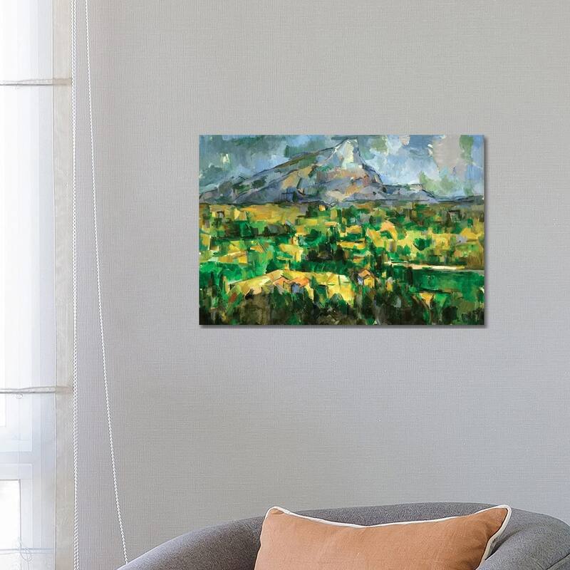 iCanvas "Mont Sainte-Victoire, c.1902 " by Paul Cezanne Canvas Print - 18x26x1.5