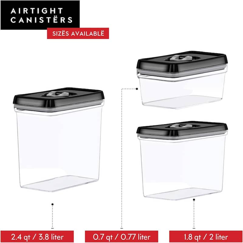 DWËLLZA KITCHEN Large Airtight Food Storage Containers