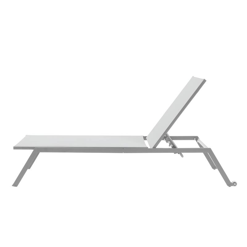 Corvus Torino Adjustable Sling Fabric Patio Chaise Lounge