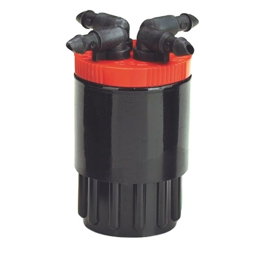Raindrip QB10UB Four Outlet Bubbler, 1/2", 10 GPH