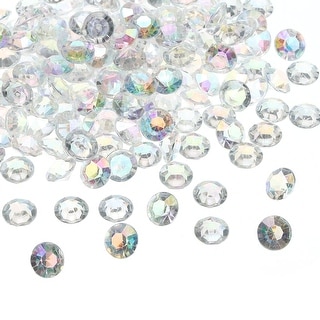 1000Pcs Acrylic Diamond Vase Filler Wedding Table Crystals Gems - AB ...
