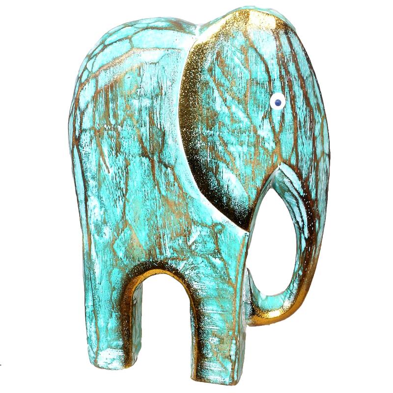 Handcarved Bali Elephant Figurine