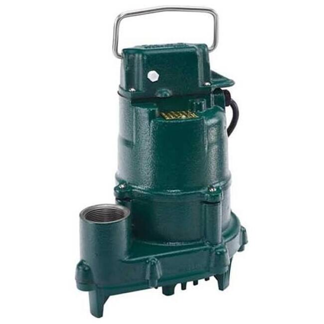 Zoeller 153-0002 1/2 HP Cast Iron High Head Effluent Pump