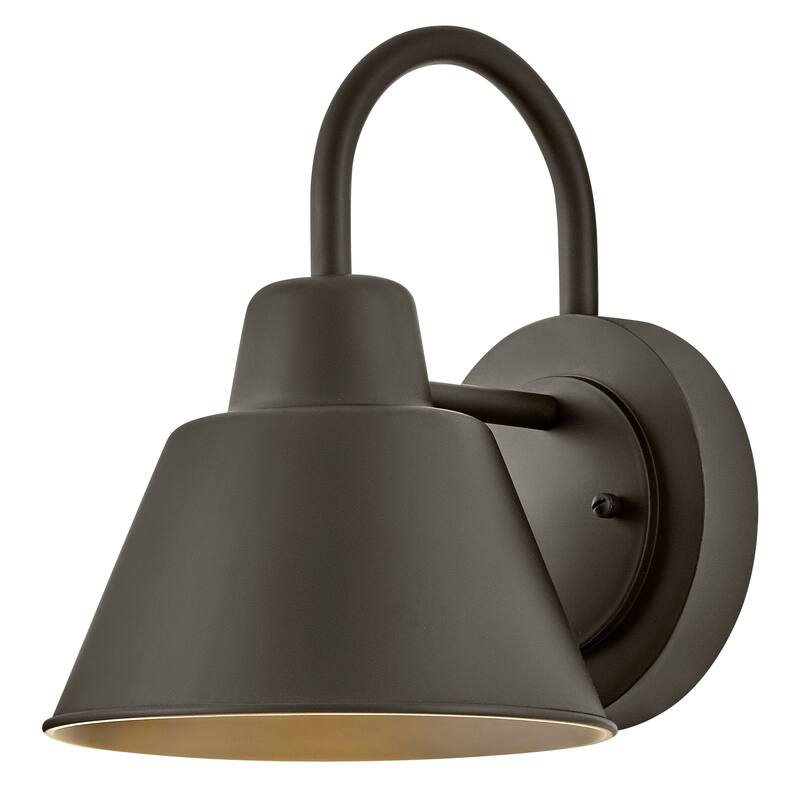 Lark 81220 Wes 11" Tall Outdoor Wall Sconce - Oil Rubbed Bronze