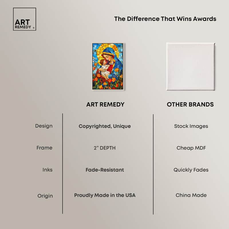 Glass Gospel I Canvas by Art Remedy