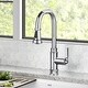 preview thumbnail 90 of 154, Kraus 2-Function 1-Handle 1-Hole Pulldown Sprayer Brass Kitchen Faucet