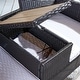 preview thumbnail 4 of 18, SAFAVIEH Outdoor Viora Wicker Loveseat. - 52" W x 25" D x 33" H