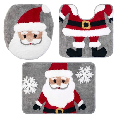 Avanti Linens St. Nick3-Piece Contour Rug Set