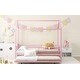 preview thumbnail 19 of 32, Roomfitters Full Size Metal House Bed with Fence, Space-Saving Design with Trundle, Fun and Functional