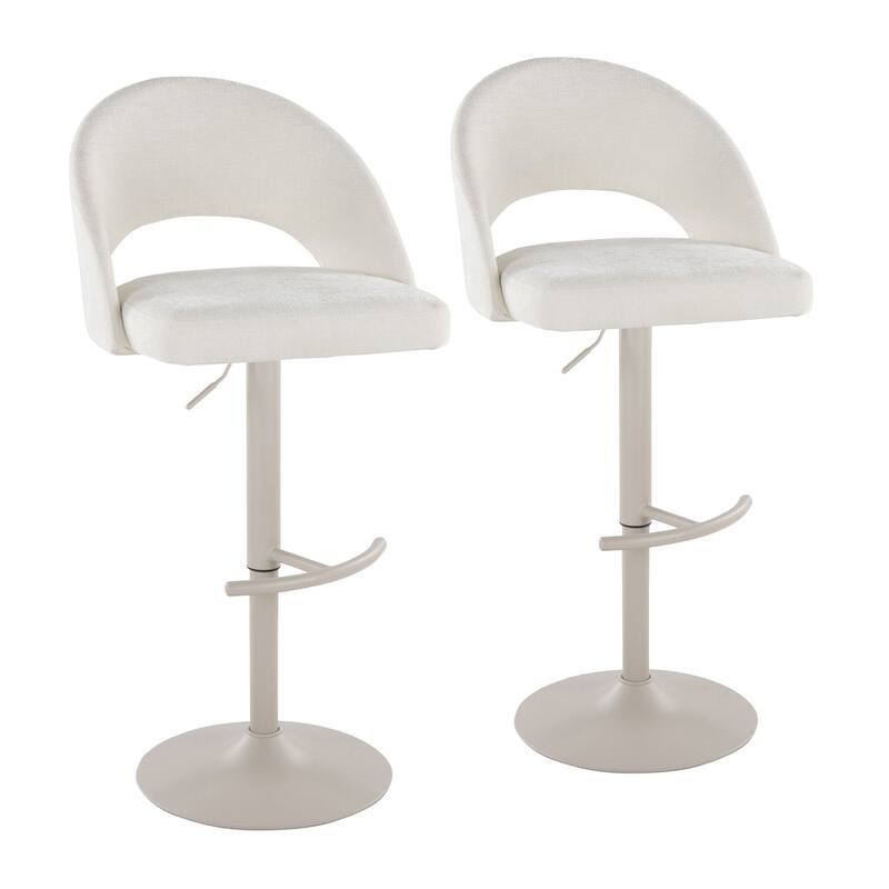 Renee Adjustable Barstool - Set of 2