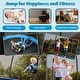 preview thumbnail 12 of 12, 8 Feet ASTM Approved Recreational Trampoline with Ladder