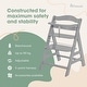 preview thumbnail 4 of 6, hauck AlphaPlus Grow Along Wooden High Chair w/Alpha Tray Table & Deluxe Cushion - 16.50