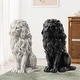 preview thumbnail 1 of 32, 20.75"H MGO Guardian Sitting Lion Statue Porch Sign Indoor Outdoor Decoration by Glitzhome