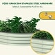 preview thumbnail 4 of 30, VEIKOUS 8 ft. x 2 ft. x 1 ft. Metal Galvanized Raised Garden Bed 9-in-1 Planter Box for Outdoor Gardening