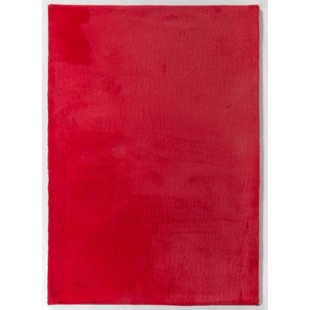 Faux-Rabbit Collection Beautiful Faux-Fur Rug