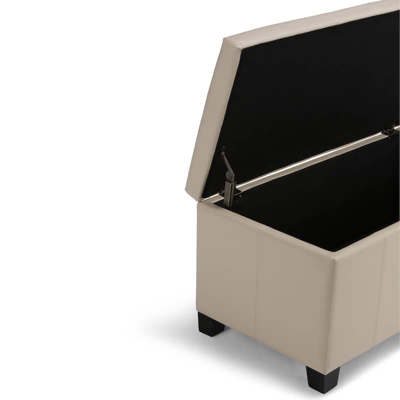 WYNDENHALL Lancaster 36 inch Wide Contemporary Rectangle Storage Ottoman
