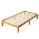 preview thumbnail 12 of 16, Priage by ZINUS Alexia Rustic Pine Wood Minimalist Rustic Platform Bed