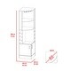 preview thumbnail 32 of 36, TUHOME Syrah Space Efficient Corner Bar Cabinet with 2-Doors