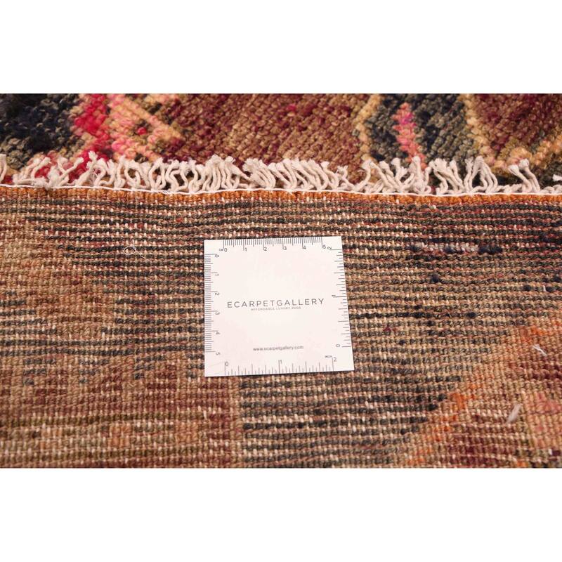 ECARPETGALLERY Hand-knotted Melis Vintage Brown Wool Rug - 3'0 x 11'7