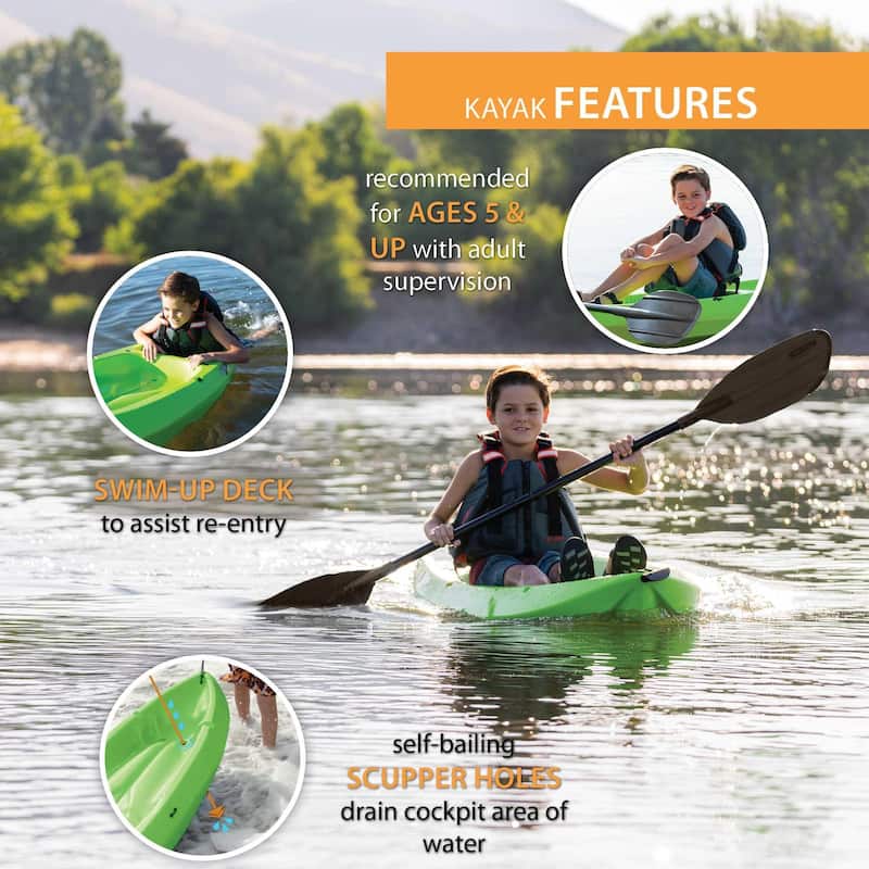 Lifetime Wave Sit-on-Top Youth Kayak