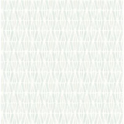 Chesapeake Nabi Aqua Geometric Wallpaper
