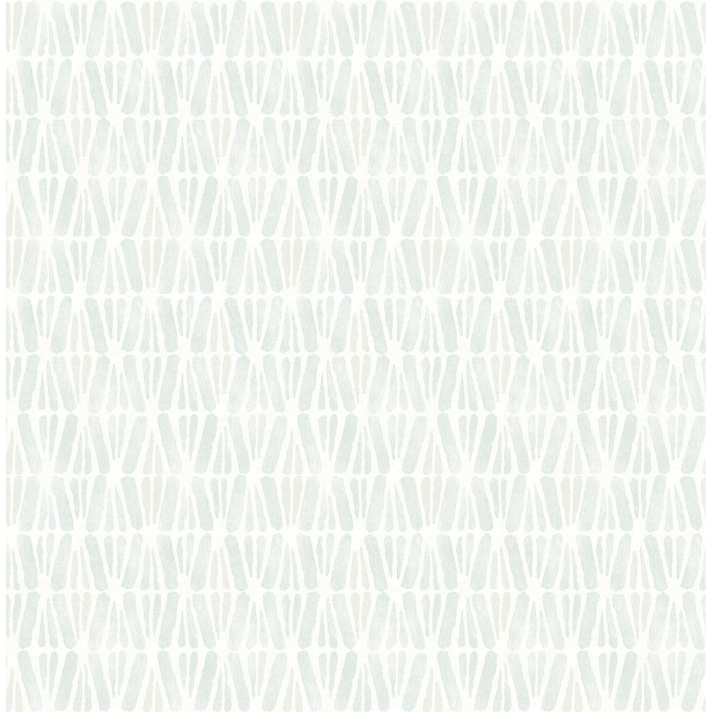 Chesapeake Nabi Aqua Geometric Wallpaper