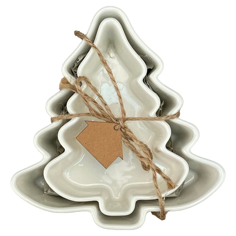 BIA Cordon Bleu Set of 2 Tree Bowls - 12 oz & 6 oz - 12 oz & 6 oz - Off-White