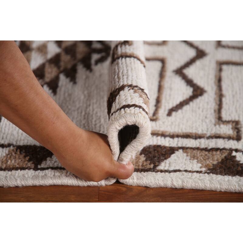 Beige Anatolian Turkish Runner Rug Handmade Tribal Wool Carpet - 2'11"x 12'7"