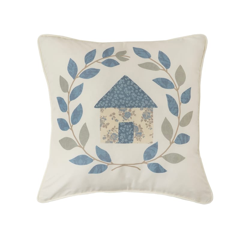 Donna Sharp Blue Diamond Polyester Decor Pillow Set