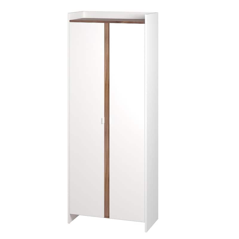 Manhattan Comfort Mid-Century Ratzer 11 Shelf Storage Cabinet