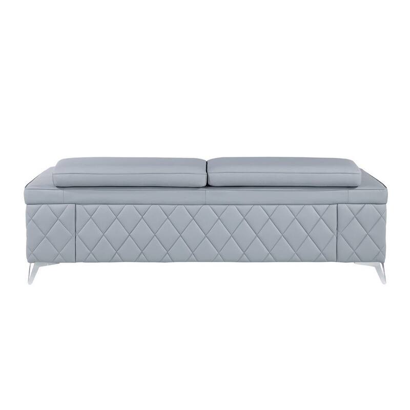 HomeRoots Two Piece Blue Four Person Seating Set