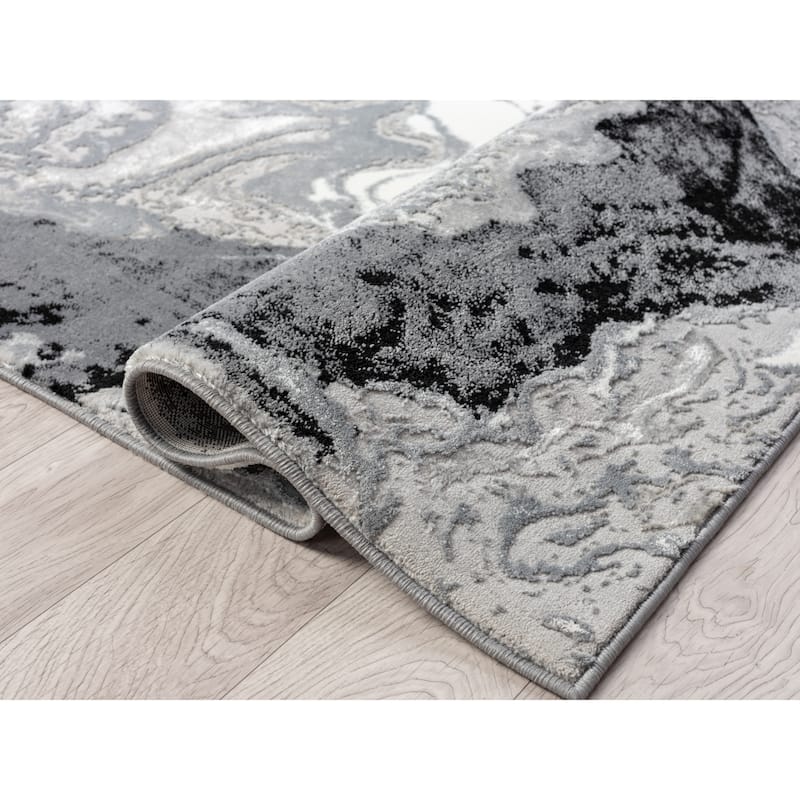 Ksamil Collection Abstract Area Rug