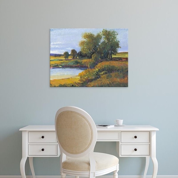 Easy Art Prints Tim OToole's 'Tree's Reflection I' Premium Canvas Art