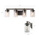 preview thumbnail 17 of 16, Modern Farmhouse 3-Light Bathroom Vanity Light Cylinder Metal Wall sconces