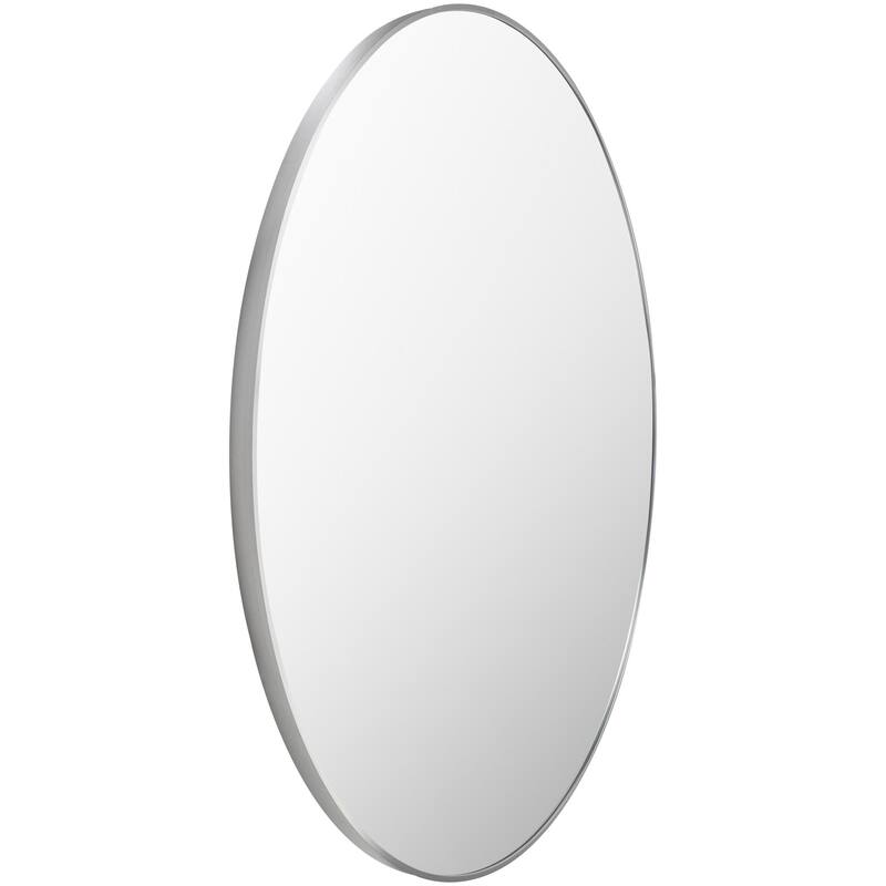Livabliss Aranya Modern Aluminum Round Circle Accent Mirror