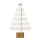 preview thumbnail 36 of 34, Glitzhome Wooden Sign Christmas Tree Shaped Table Decor for Home Shelf Xmas Party